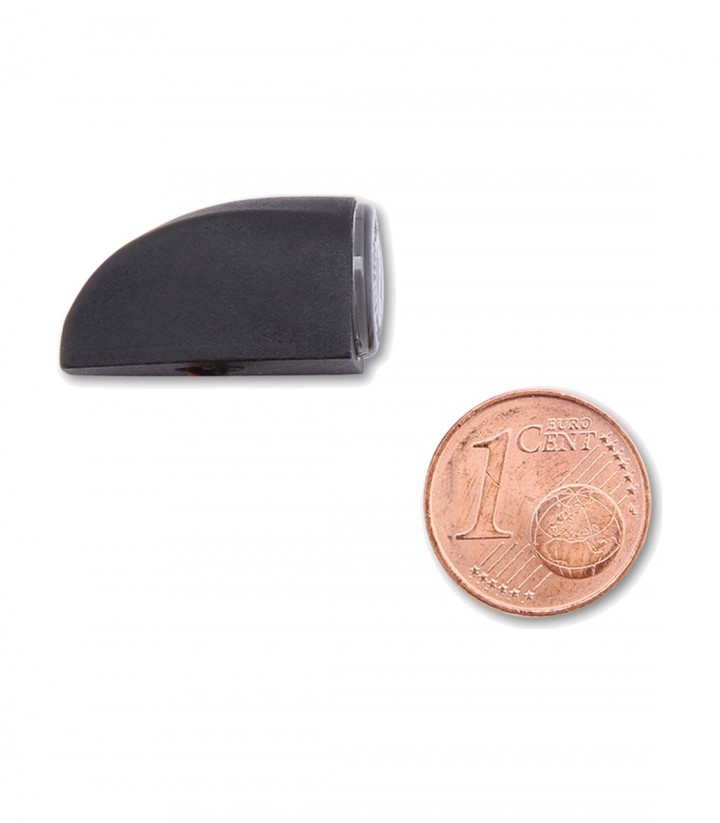 Piloto Trasero LED Highsider Ton Three Negro con Cristal Ahumado