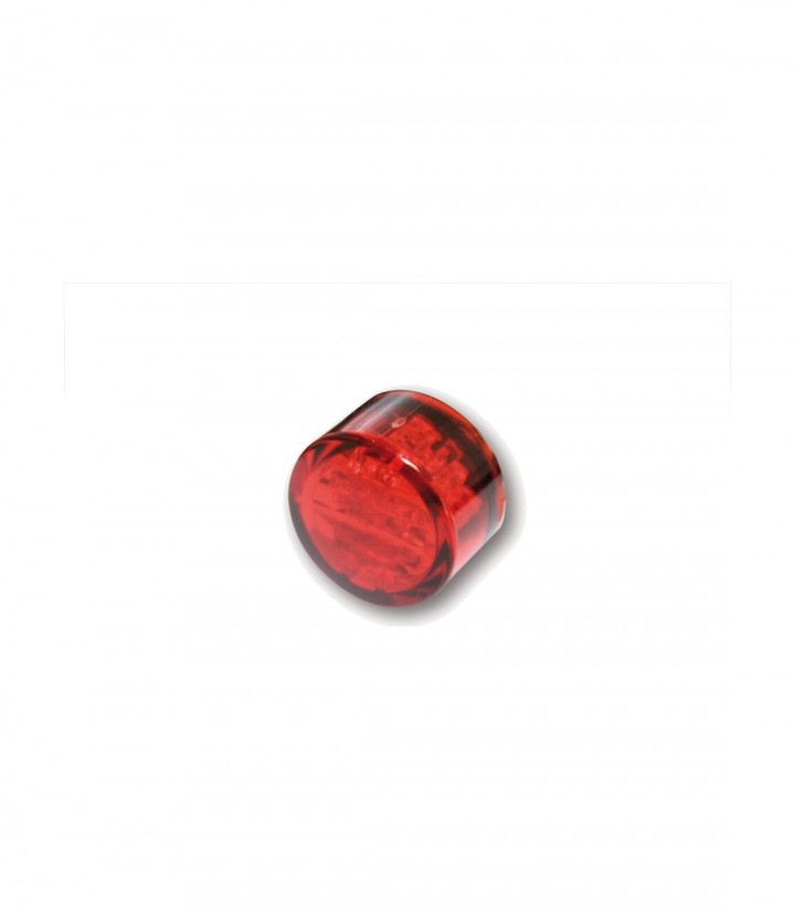 LED-Anbau-Rücklicht Highsider Pin mit rotem Glas