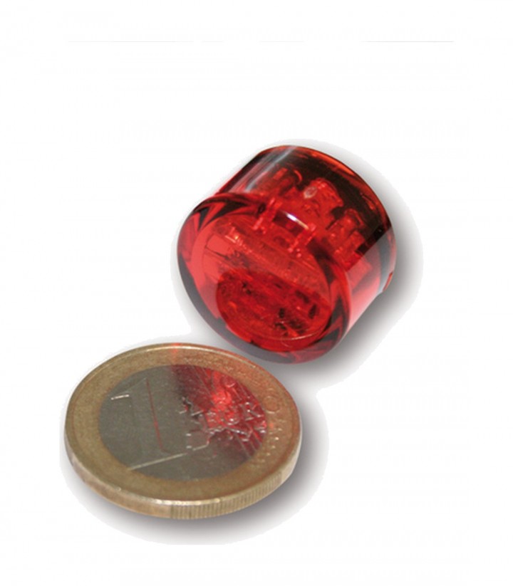 Highsider LED Tail Light for Mounting Pin with Red Lens