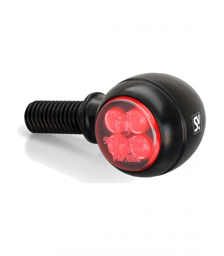 Pilotos Traseros con Intermitente Highsider Circula-S 3in1 Negro con Cristal Ahumado
