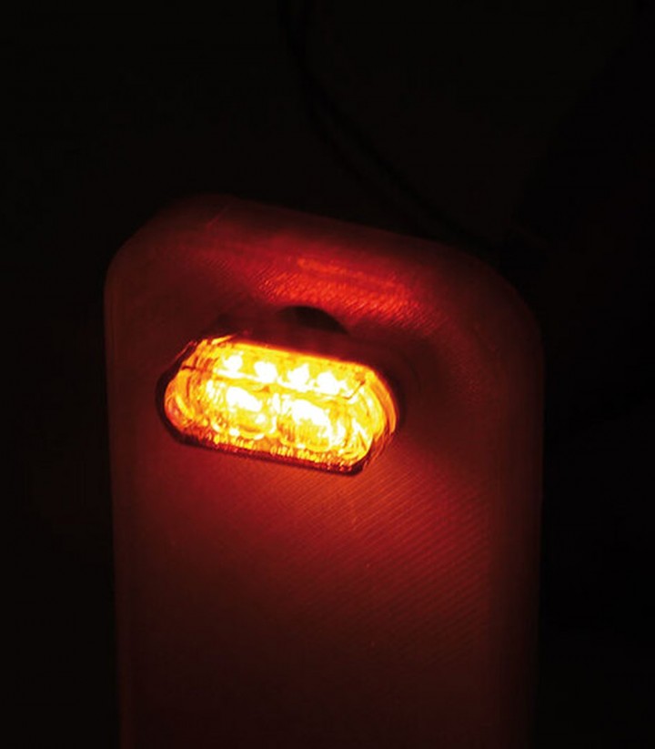 Rücklichter mit Blinker Highsider Module 1 Pro 3in1 mit getöntem Glas