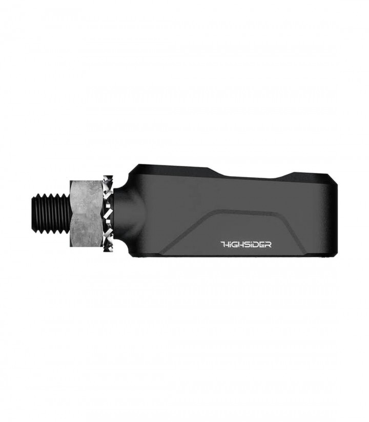 Highsider Tail Lights with Turn Signal Ventura-Trek Bar End 3-in-1 Matt Black with Smoked Lens