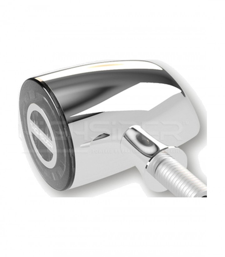 LED-Rücklichter 3in1 Highsider Rocket Classic Verchromt mit getöntem Glas