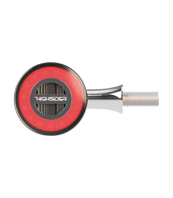 Pilotos Traseros LED 3 en 1 Highsider Rocket Classic Cromado con Cristal Ahumado