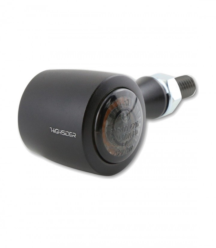 LED-Rücklichter mit Blinker Highsider Apollo Classic Schwarz mit getöntem Glas