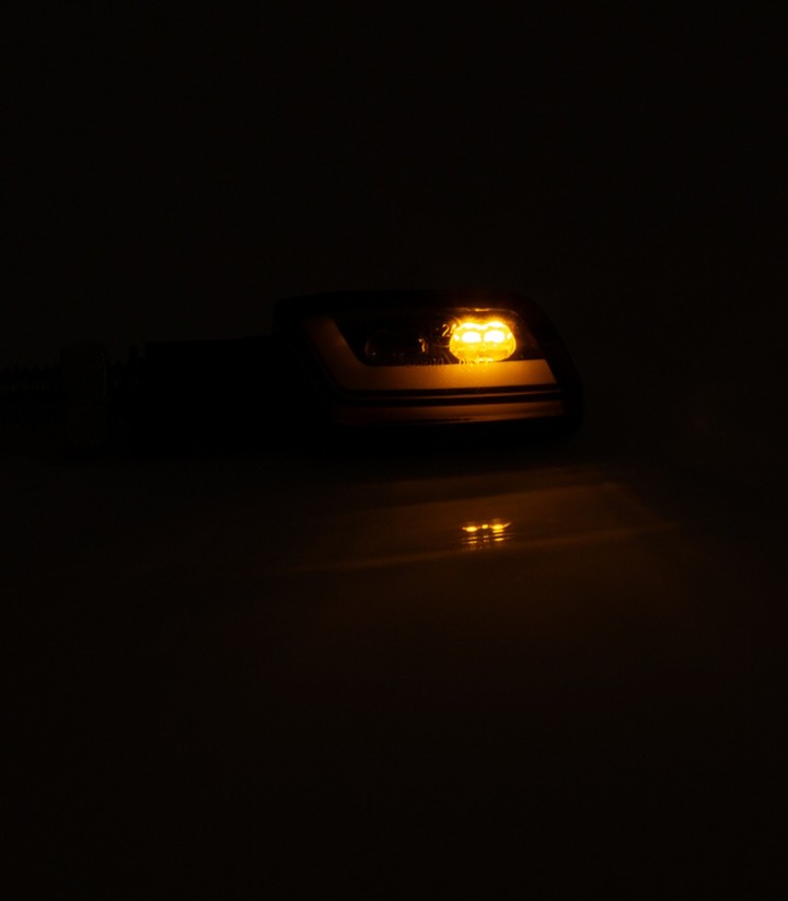 Highsider LED Tail Lights with Turn Signal Formula-TS 3in1 Black with Smoked Lens