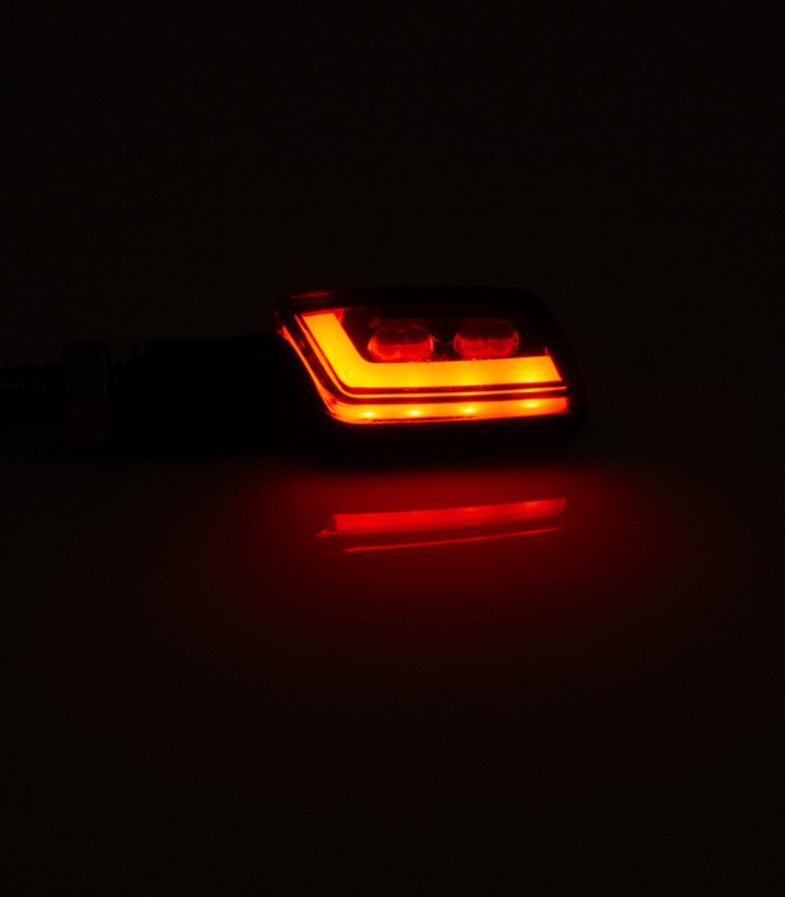 Highsider LED Tail Lights with Turn Signal Formula-TS 3in1 Black with Smoked Lens