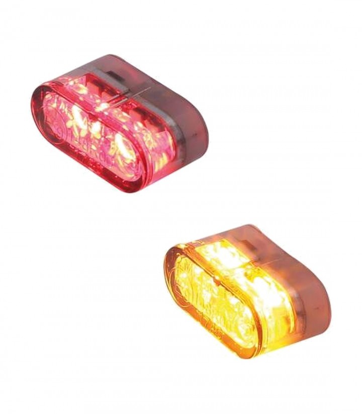 Pilotos Traseros LED con Intermitente Highsider Little Star-MX Pro Module 3in1 Negro con Cristal Ahumado