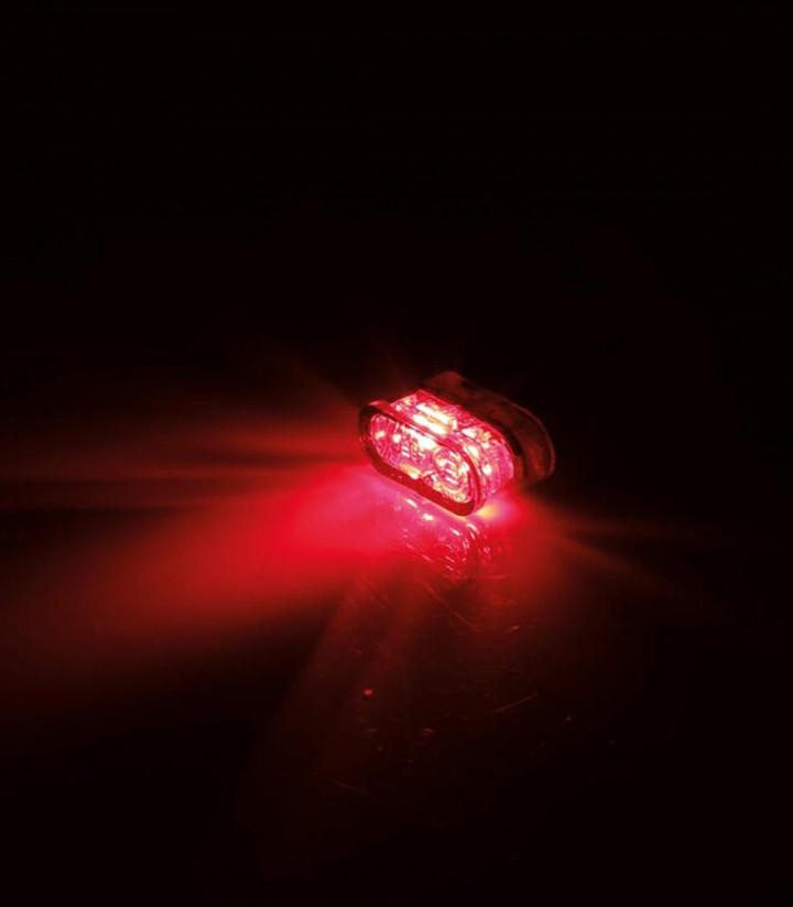 LED-Rücklichter mit Blinker Highsider Little Star-MX Pro Module 3in1 Schwarz mit getöntem Glas