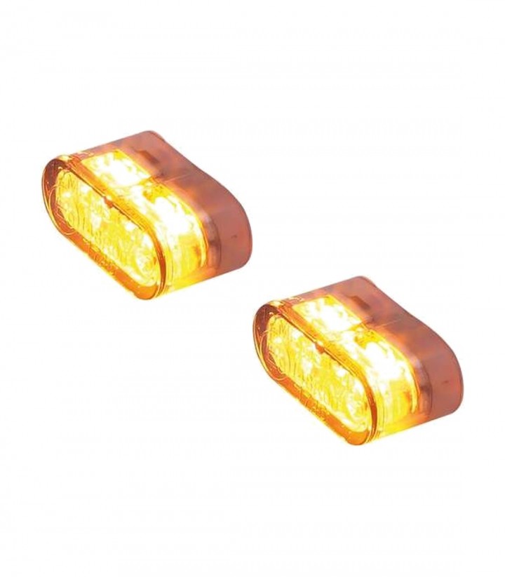 Highsider LED Tail Lights with Turn Signal Little Star-MX Pro Module 3in1 Black with Smoked Lens