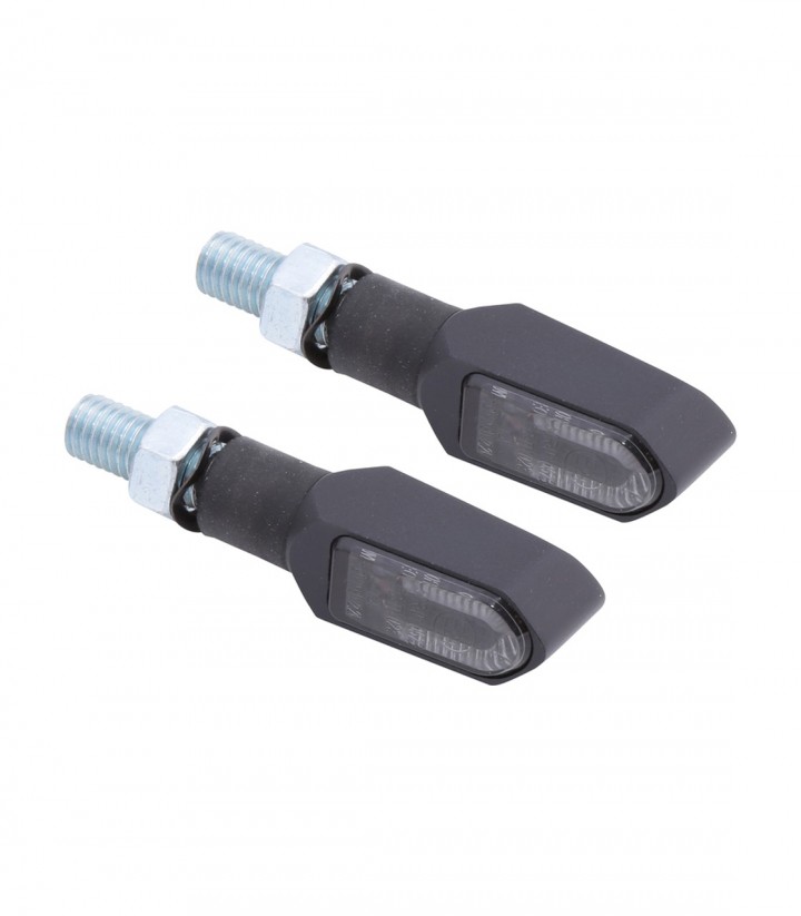 Pilotos Traseros LED con Intermitente Highsider Namiko-TS 3in1 Negro con Cristal Ahumado