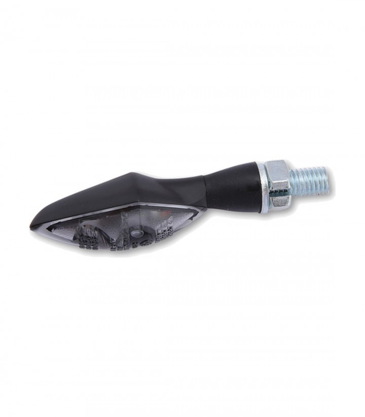 Pilotos Traseros LED con Intermitente Highsider Pen Head Double 3in1 Negro con Cristal Ahumado