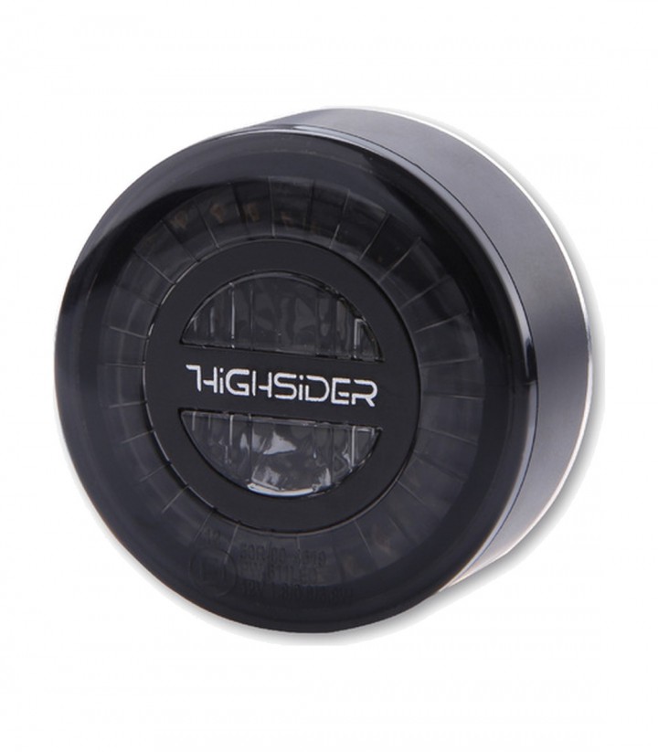 Pilotos Traseros LED con Intermitente Highsider Rocket Module 3in1 Negro con Cristal Ahumado