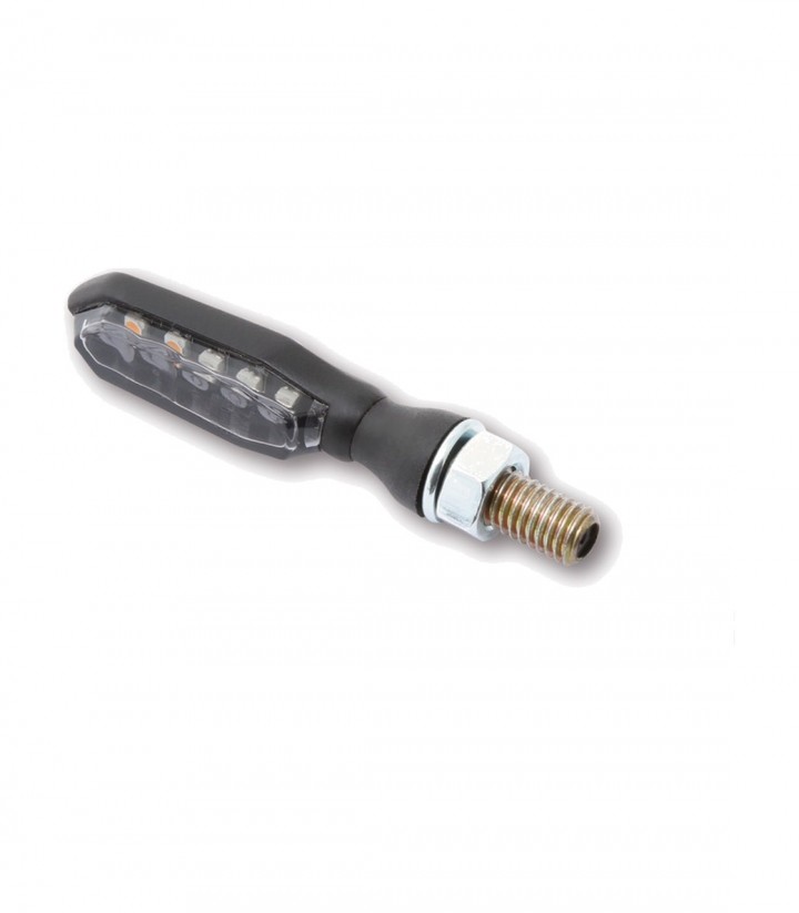 Pilotos Traseros LED con Intermitente Highsider Sonic-X1 3in1 Negro con Cristal Ahumado