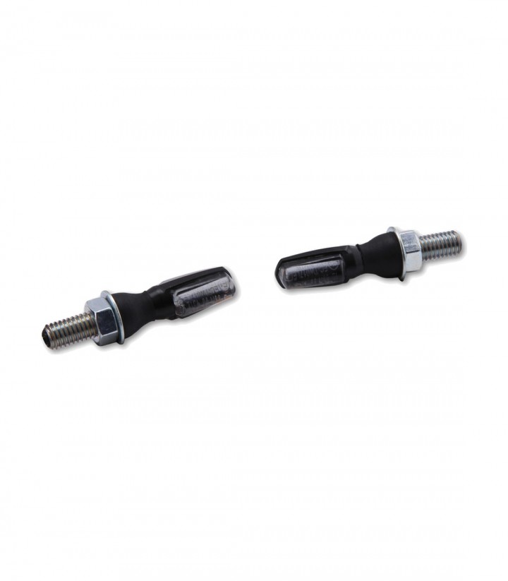 Pilotos Traseros LED con Intermitente Highsider Spark 3in1 Negro con Cristal Ahumado