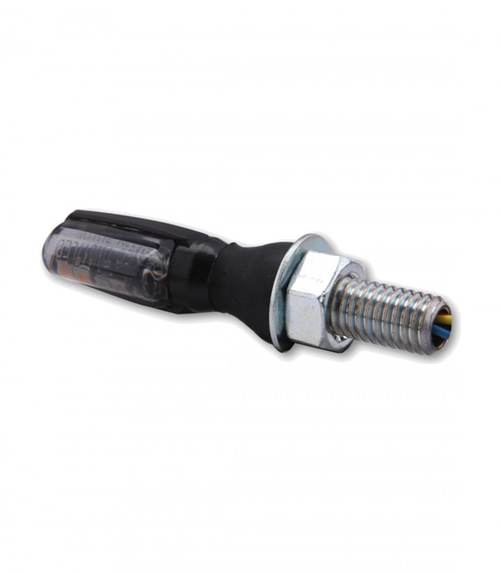 Pilotos Traseros LED con Intermitente Highsider Spark 3in1 Negro con Cristal Ahumado