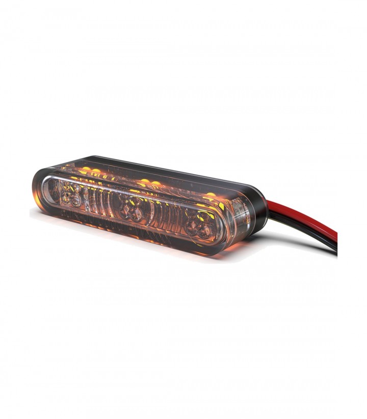 Pilotos Traseros LED con Intermitente Highsider Star-MX1 Pro Module 3in1 Negro con Cristal Ahumado