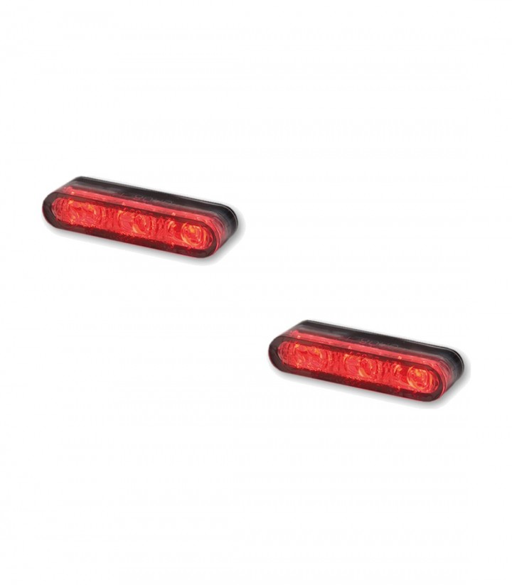 Pilotos Traseros LED con Intermitente Highsider Star-MX1 Pro Module 3in1 Negro con Cristal Ahumado