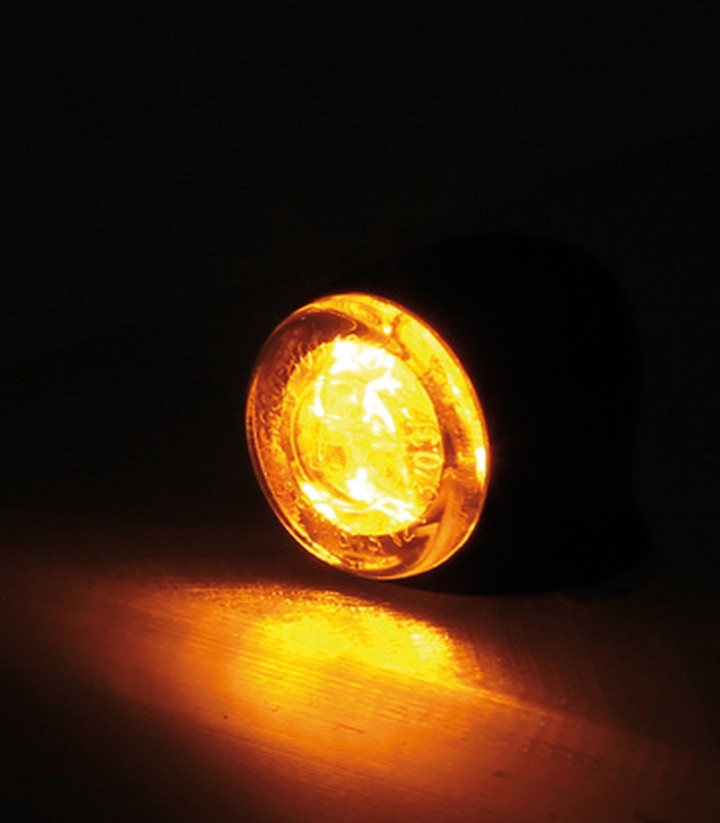 LED-Rücklichter mit Blinker Highsider Ton Two 3in1 Schwarz mit getöntem Glas
