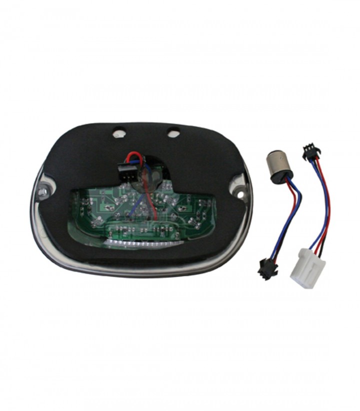 Piloto Trasero LED Highsider Tipo Original para Harley-Davidson 1200 Sportster (90, 92, 96), 1584 Softail Custom (07-10), Dyna W