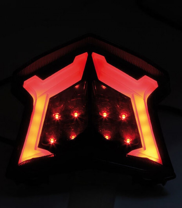 Piloto Trasero LED Highsider Tipo Original para Kawasaki Z 650 ABS (ER650H) (17-19), Z 900 (23-24), Z 900 A2 ABS (ZR900D) (18-19
