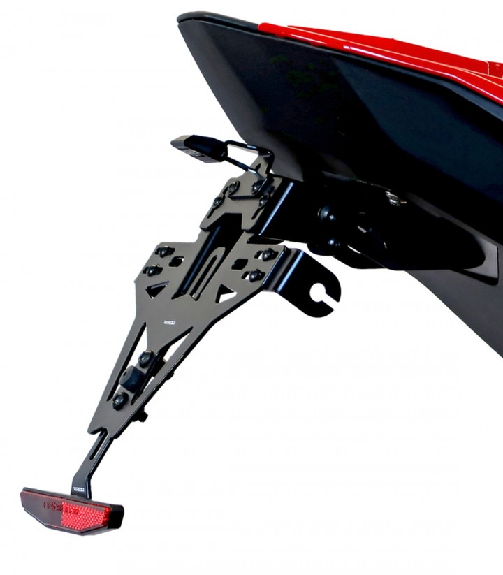 Highsider License Plate Holder Akron-RS in Black for BMW M 1000 R (23-24), M 1000 RR (23-25), S 1000 R (23-25), S 1000 R ABS (0D