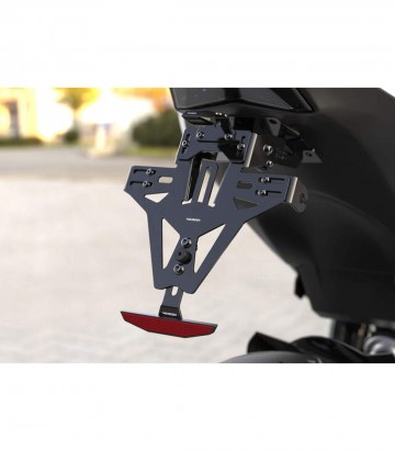 Portamatrículas Highsider Akron-RS en Negro para BMW S 1000 R (23-24), S 1000 R ABS (0D52) (19-22), S 1000 RR (23-25), S 1000 RR