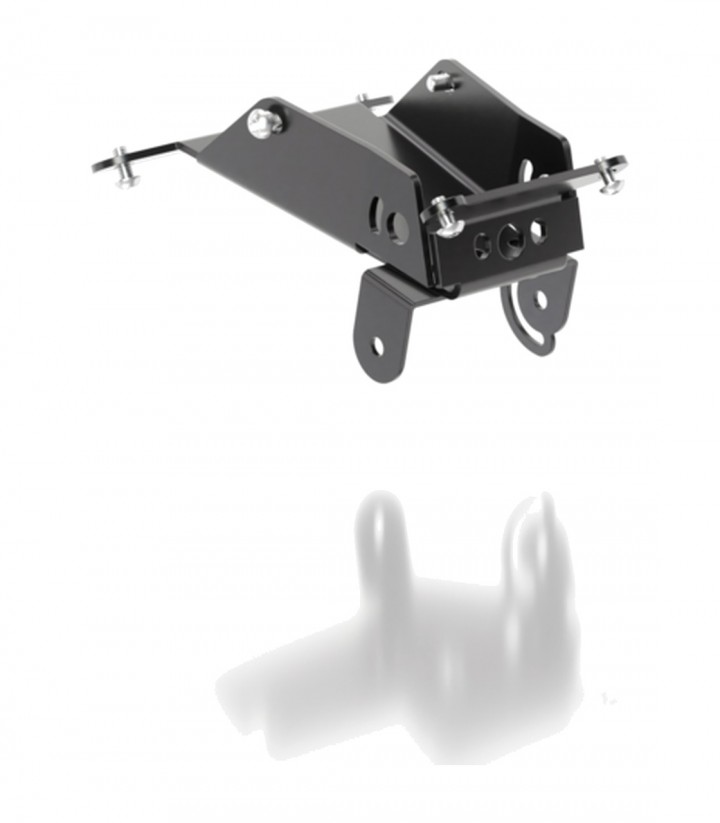 Portamatrículas Highsider Akron-RS en Negro para Husqvarna 701 Enduro (16-23), 701 Enduro LR (20), 701 Supermoto (16-25)