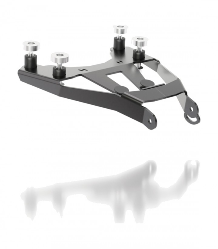 Highsider Kennzeichenhalter Akron-RS in Schwarz für Husqvarna Svartpilen/Vitpilen 401 (18-23)
