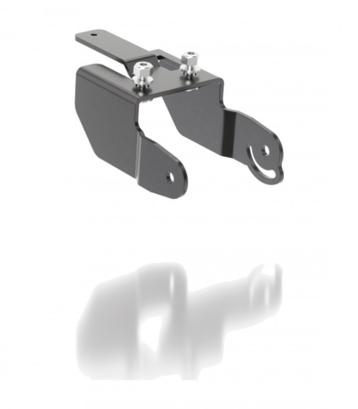 Portamatrículas Highsider Akron-RS en Negro para Kawasaki ER-6 F (EX650E) (12-16), ER-6 F ABS (EX650F) (12-16), ER-6 N (ER650E)