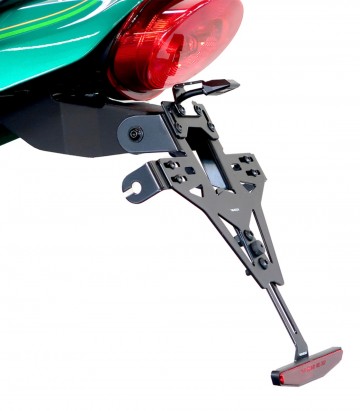 Highsider License Plate Holder Akron-RS in Black for Kawasaki Z 650 RS (22-25), Z 650 RS SE (24)
