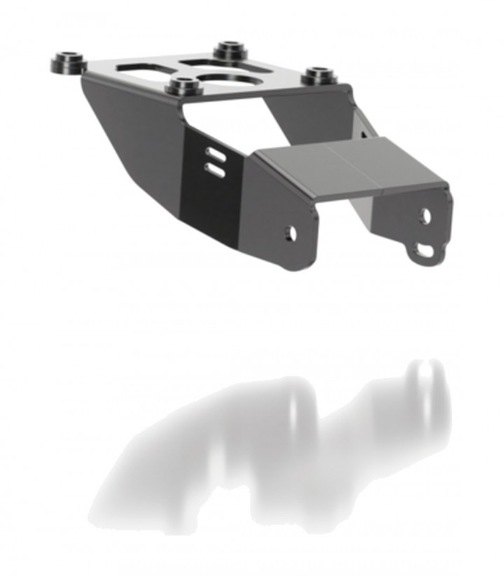 Highsider License Plate Holder Akron-RS in Black for Kawasaki Z 650 RS (22-25), Z 650 RS SE (24)