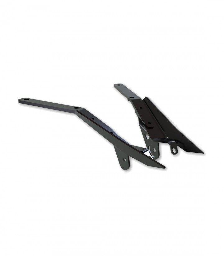 Portamatrículas Highsider Akron-RS en Negro para KTM 690 Enduro R ABS (14-16), 690 Supermoto SMC R ABS (14-16)