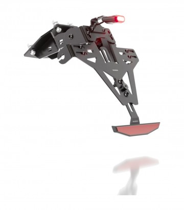 Portamatrículas Highsider Akron-RS en Negro para Suzuki GSX-8R (24-26), GSX-8S (23-26)
