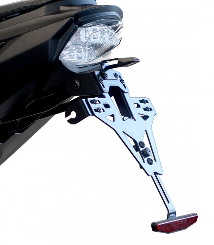 Portamatrículas Highsider Akron-RS en Negro para Suzuki GSX-S 1000 (16), GSX-S 1000 ABS (15-26), GSX-S 1000 ABS Special Edition