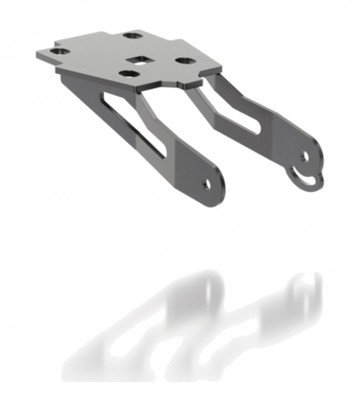 Portamatrículas Highsider Akron-RS en Negro para Suzuki GSX-S 750 ABS (17-21), GSX-S 750 ABS MOTO GP (19), GSX-S 750 ABS Special
