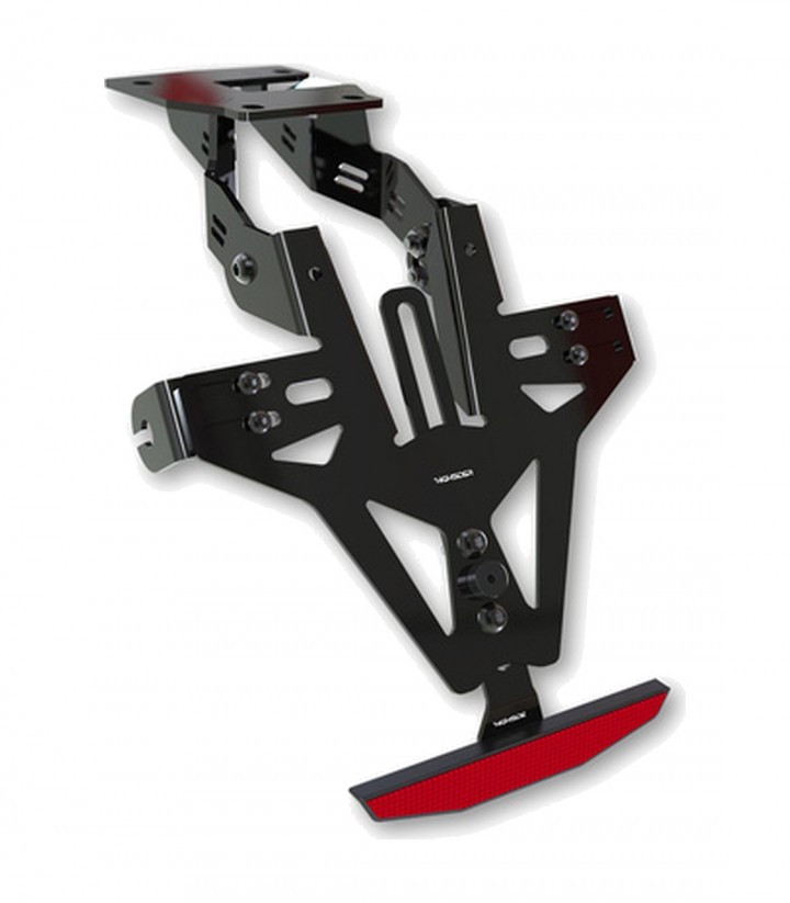 Highsider Kennzeichenhalter Akron-RS ohne Rücklicht in Schwarz für Kawasaki ER-6 F/N (12-16)