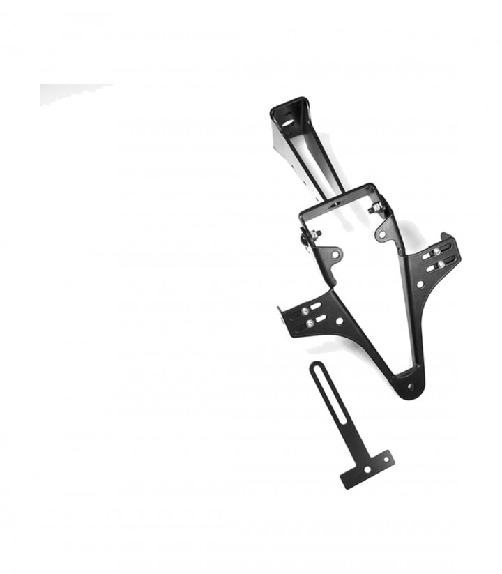 Portamatrículas Highsider en Negro para Ducati 1098 (07-09)