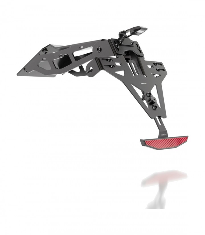 Portamatrículas Highsider en Negro para KTM 125 Duke ABS (20-25)