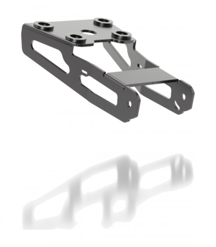 Portamatrículas Highsider en Negro para Suzuki GSX-8R (24-26)
