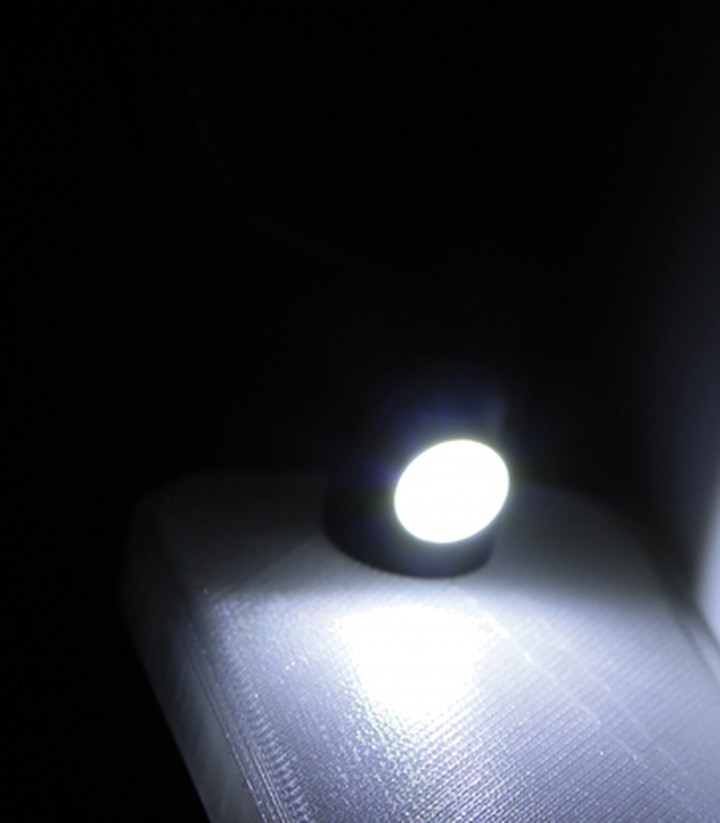 Luz de Matrícula LED Highsider en Negro