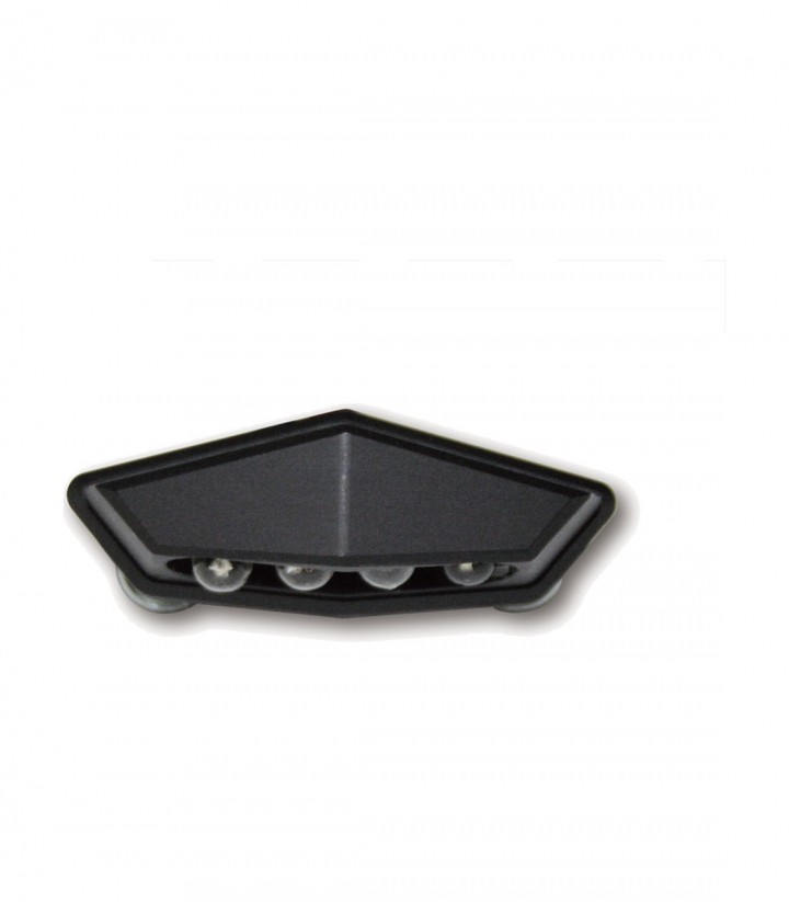Luz de Matrícula LED Highsider Quadro en Negro