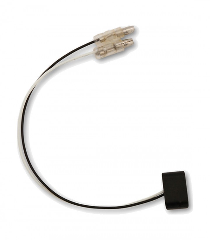 Luz de Matrícula LED Highsider SMD Autoadhesiva en Negro con Cristal Translúcido