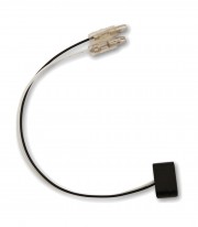 Highsider LED License Plate Light SMD Autoadhesiva in Black with Translucent Lens