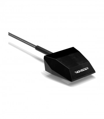 LED-Kennzeichenleuchte Highsider Split-S SMD in Schwarz mit transluzentem Glas