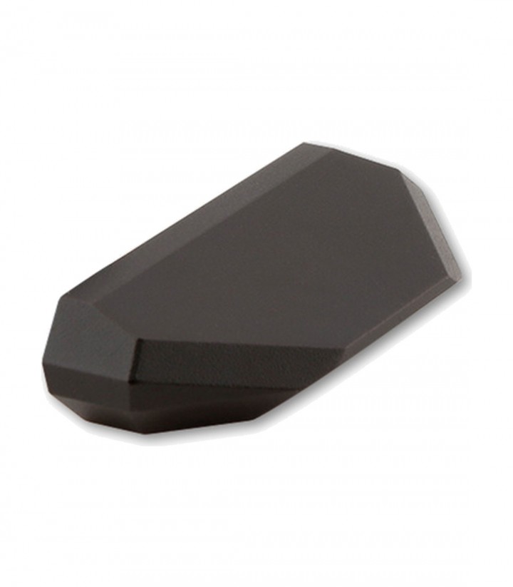 LED-Kennzeichenleuchte Highsider Split-XL SMD in Schwarz mit transluzentem Glas