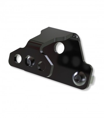 Soporte de Luz de Matrícula Highsider S en Negro
