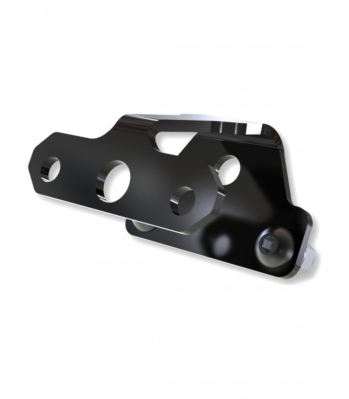 Soporte para Luz de Matrícula Highsider XL en Negro
