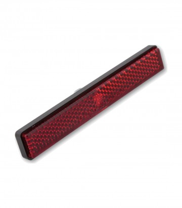 Rückstrahler Highsider mit M5-Gewindebolzen (101x13 mm) in Rot