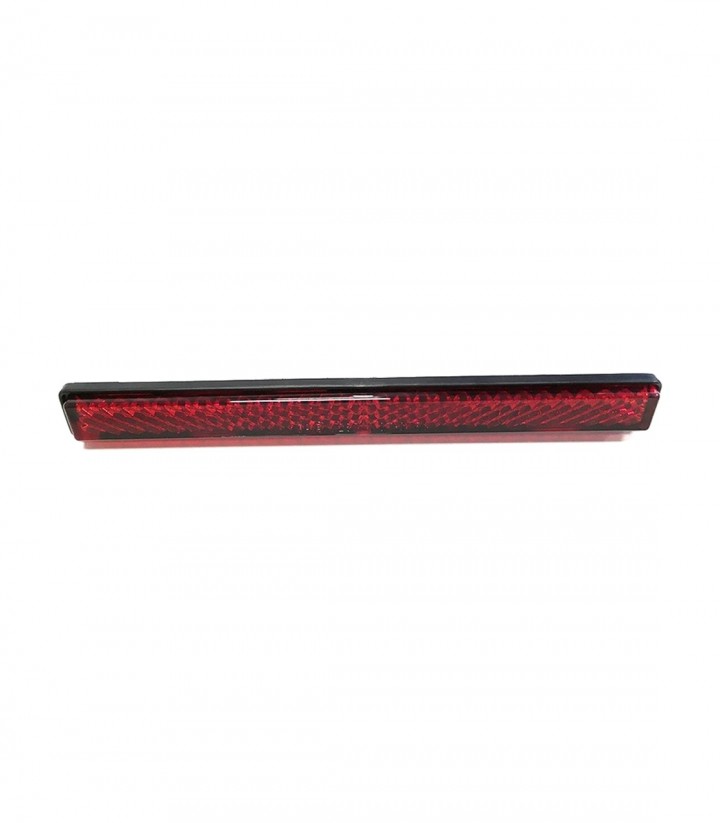 Catadióptrico Highsider Universal con Adhesivo 123x12,5 mm en Rojo